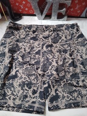 WSS Power Bike Short Animal Print Athletic Shorts Like New
